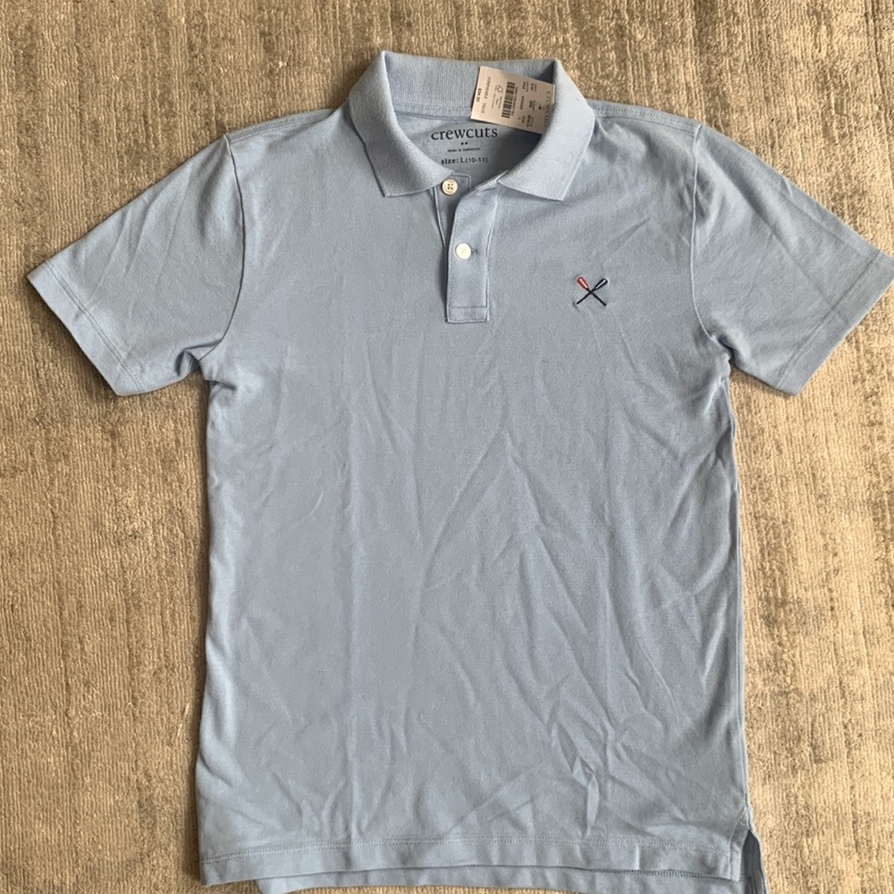 Crewcuts by Jcrew blue oar polo! Kids Size: 10-11